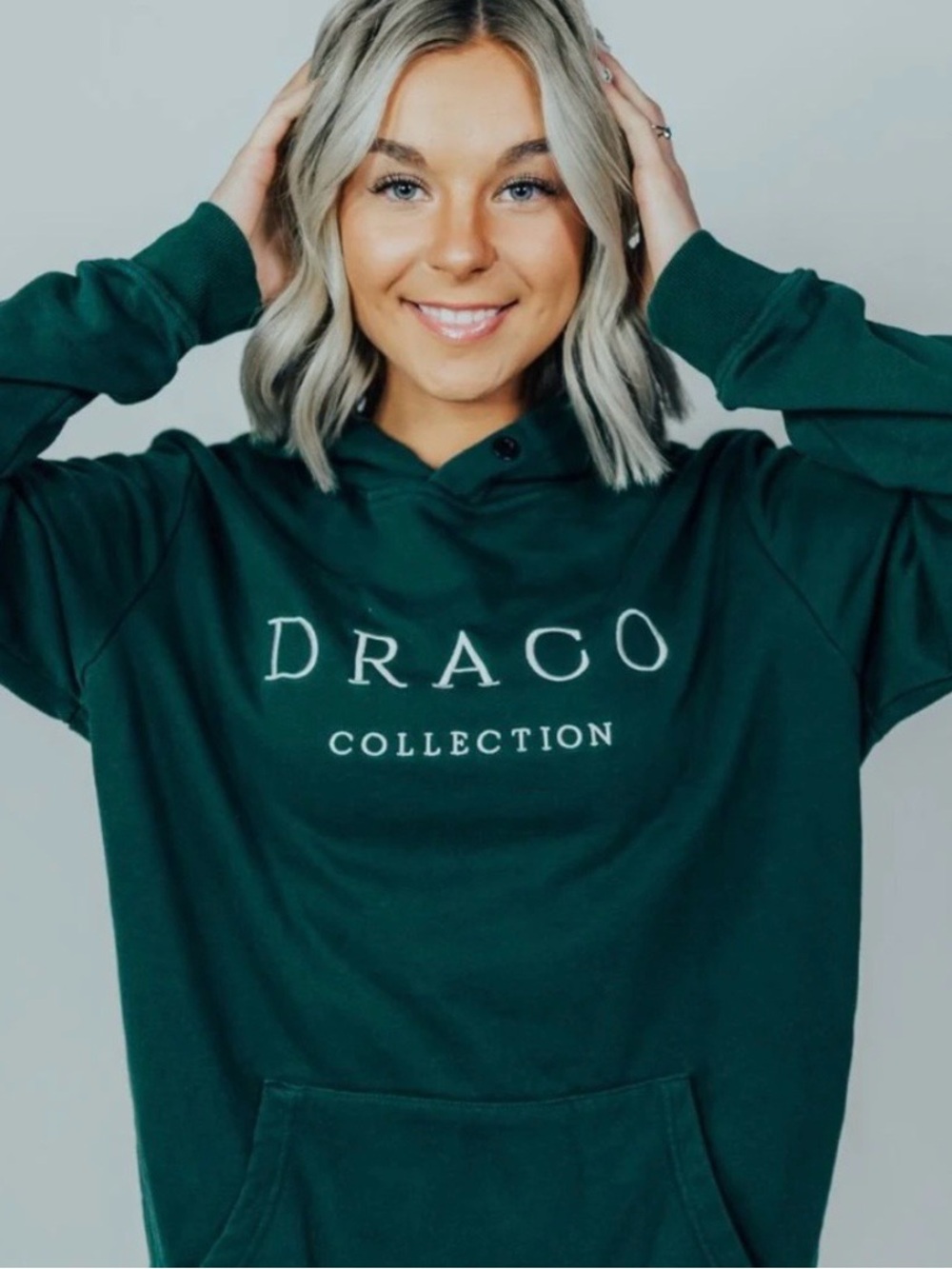 Draco Collection Dark Green Hoodie & Sweatpants Joggers - Picture 2 of 6